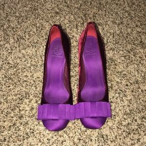 Tory Burch velvet heels!!!!